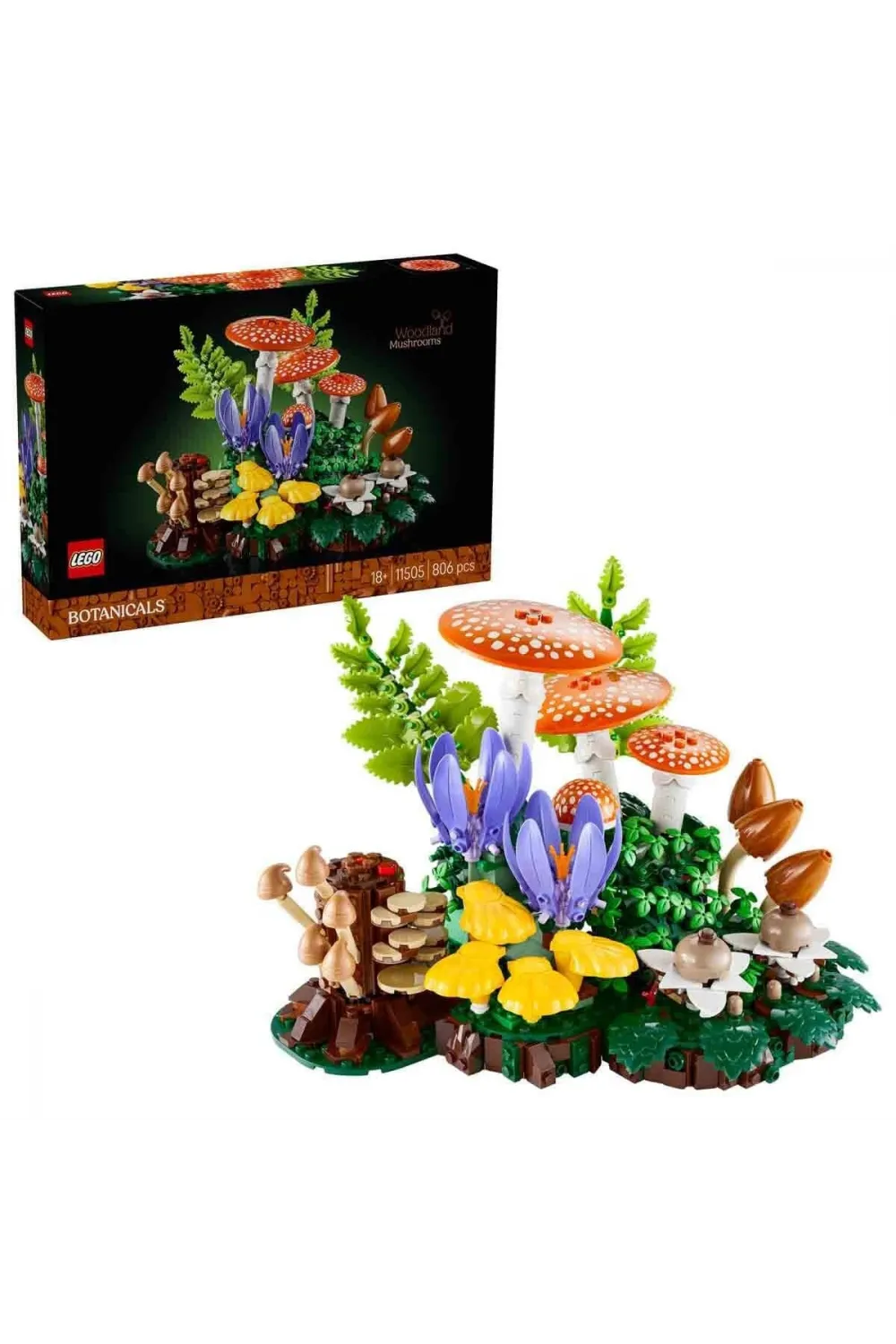 11505 Lego Botanicals Orman Mantarları 806 parça +18 yaş