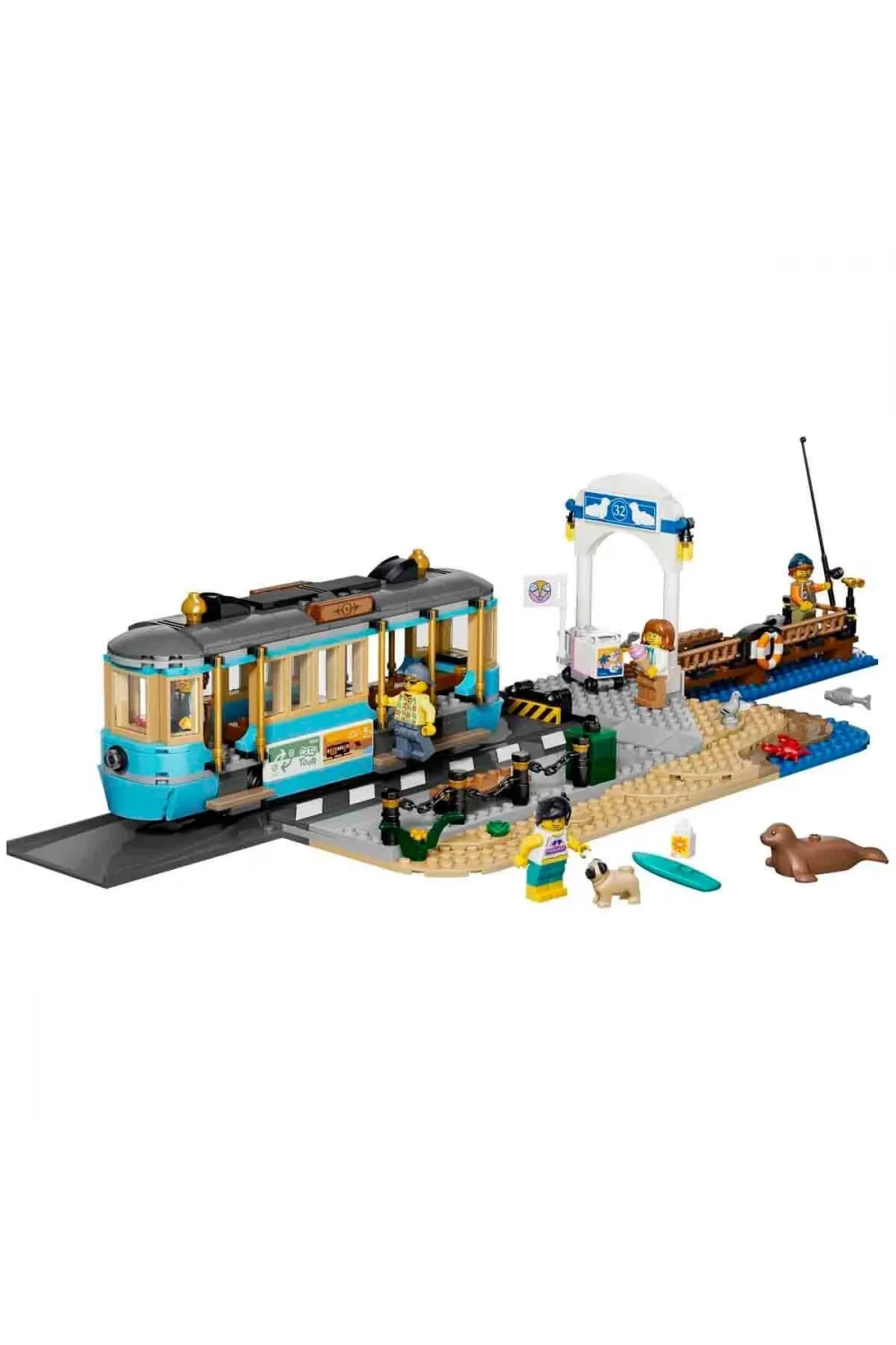 60506 Lego City Klasik Plaj Tramvayı 693 parça +7 yaş