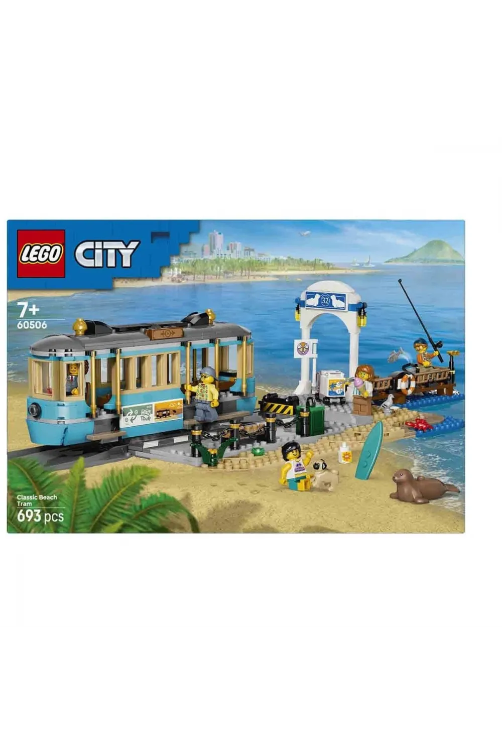 60506 Lego City Klasik Plaj Tramvayı 693 parça +7 yaş