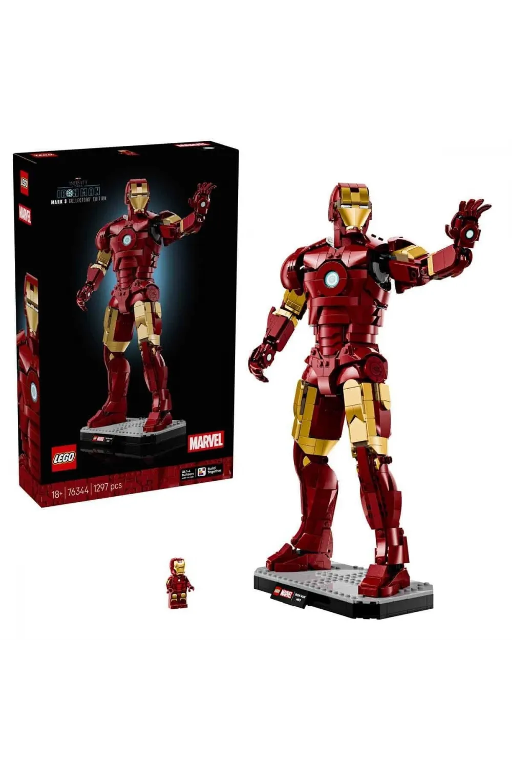 76344 Lego Marvel Iron Man Mark 3 Collectors Edition 1297 parça +18 yaş