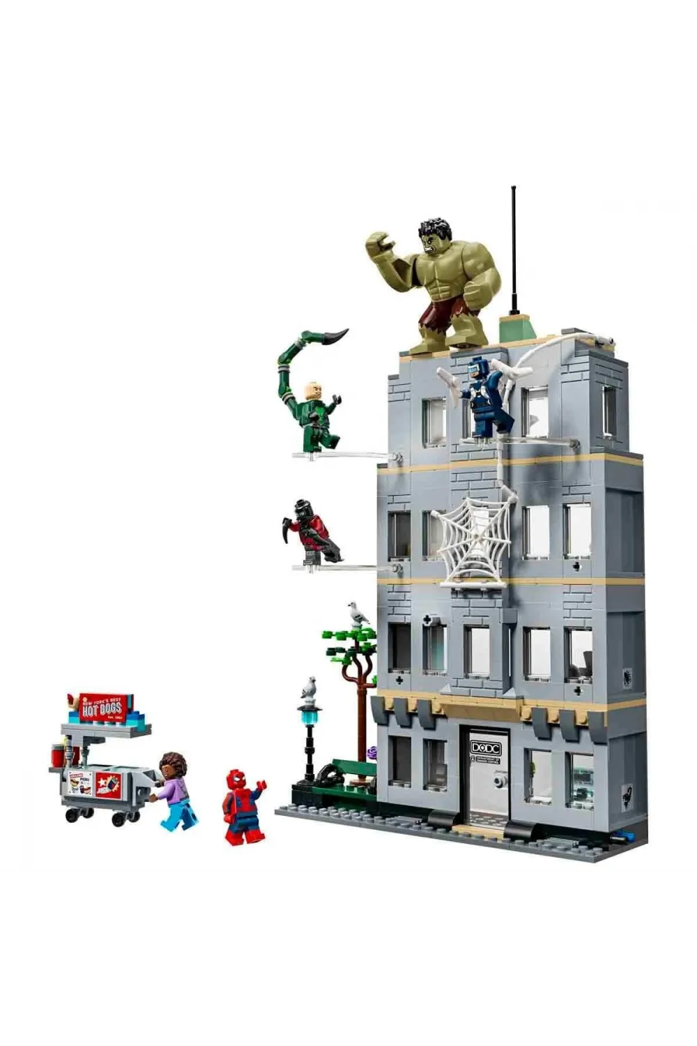 76350 Lego Marvel Spider-Man ve Hulkın Destansı Çarpışması 534 parça +8 yaş