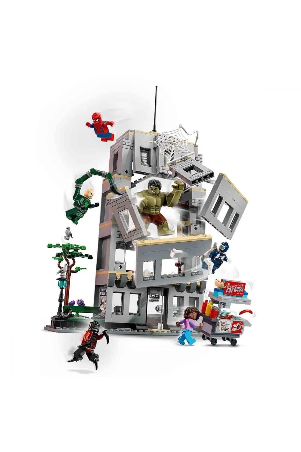 76350 Lego Marvel Spider-Man ve Hulkın Destansı Çarpışması 534 parça +8 yaş