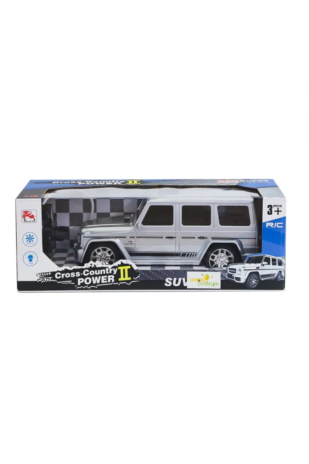 8578-2A Kumandalı Şarjlı Jeep Cross Country -Limon Oyuncak