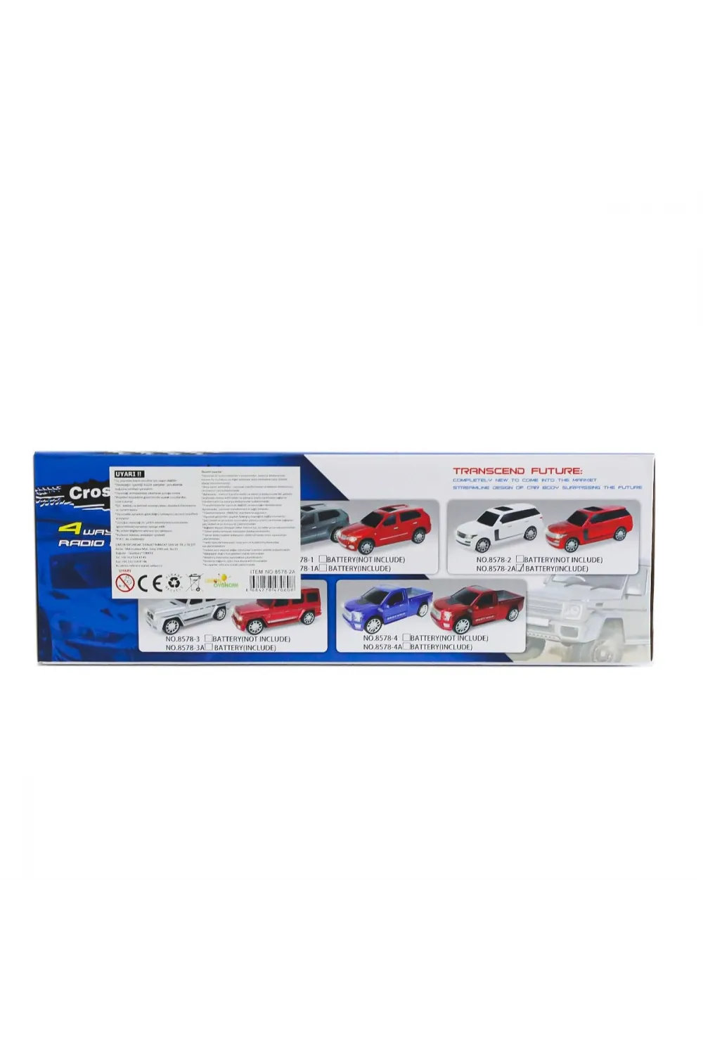 8578-2A Kumandalı Şarjlı Jeep Cross Country -Limon Oyuncak