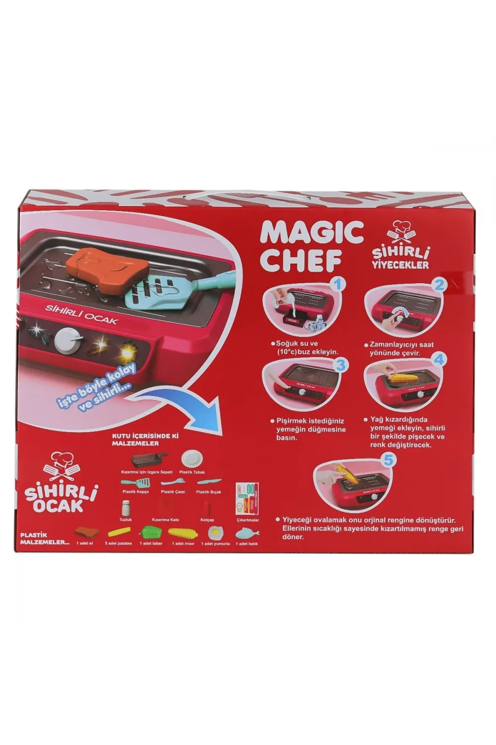 2A550 Magic Chef Barbekü Ocak Seti -Limon Oyuncak