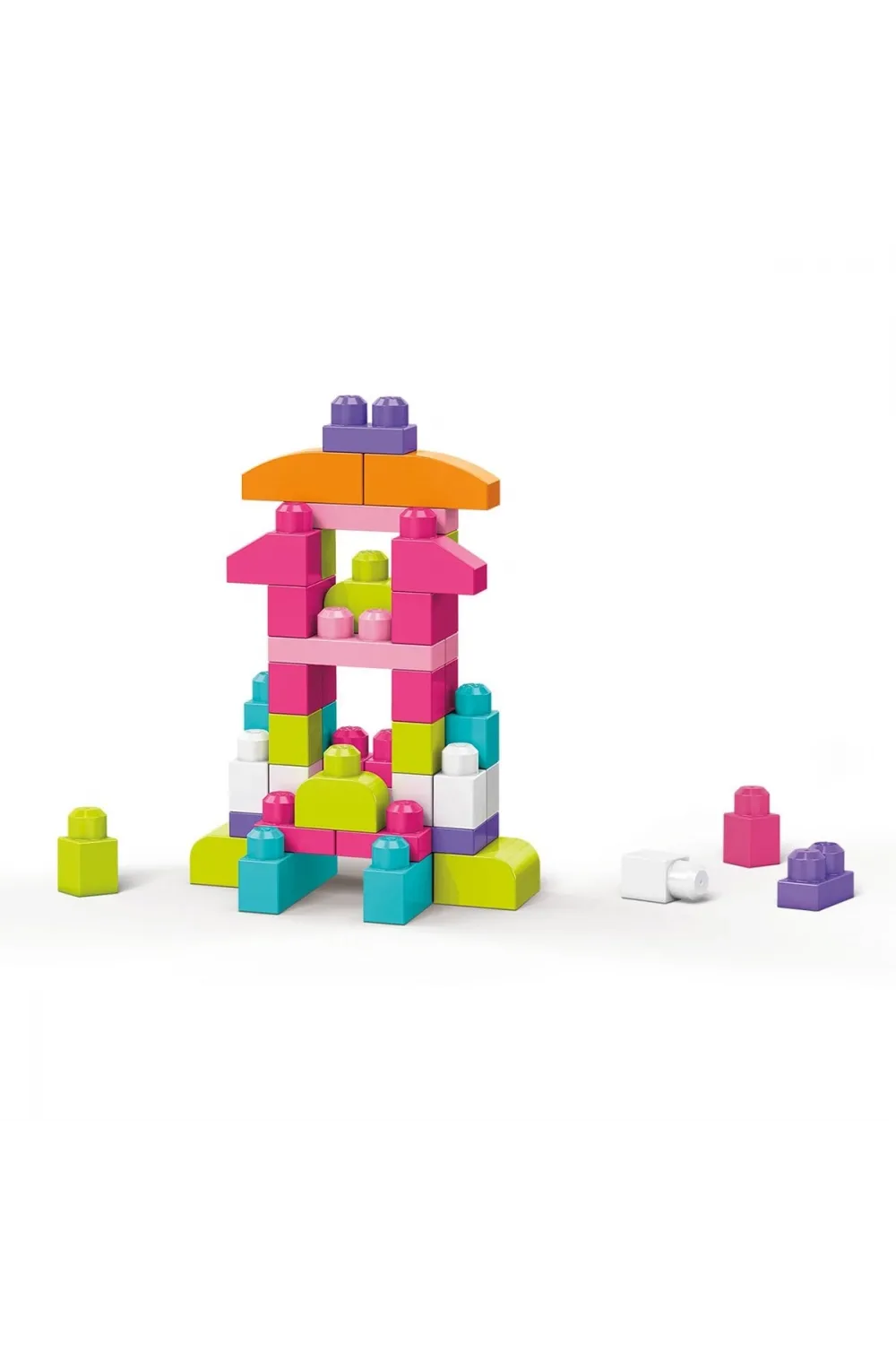 CYP67 MEGA BLOKS® 60 parçalı Blok Torbaları 2 asorti - Mavi - Pembe +1 yaş