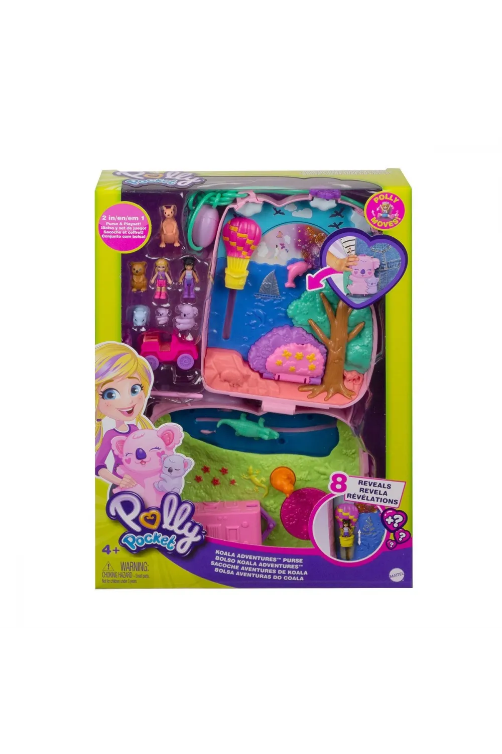GKJ63 Polly Pocket Çanta Olabilen Micro Oyun Setleri / +4 yaş