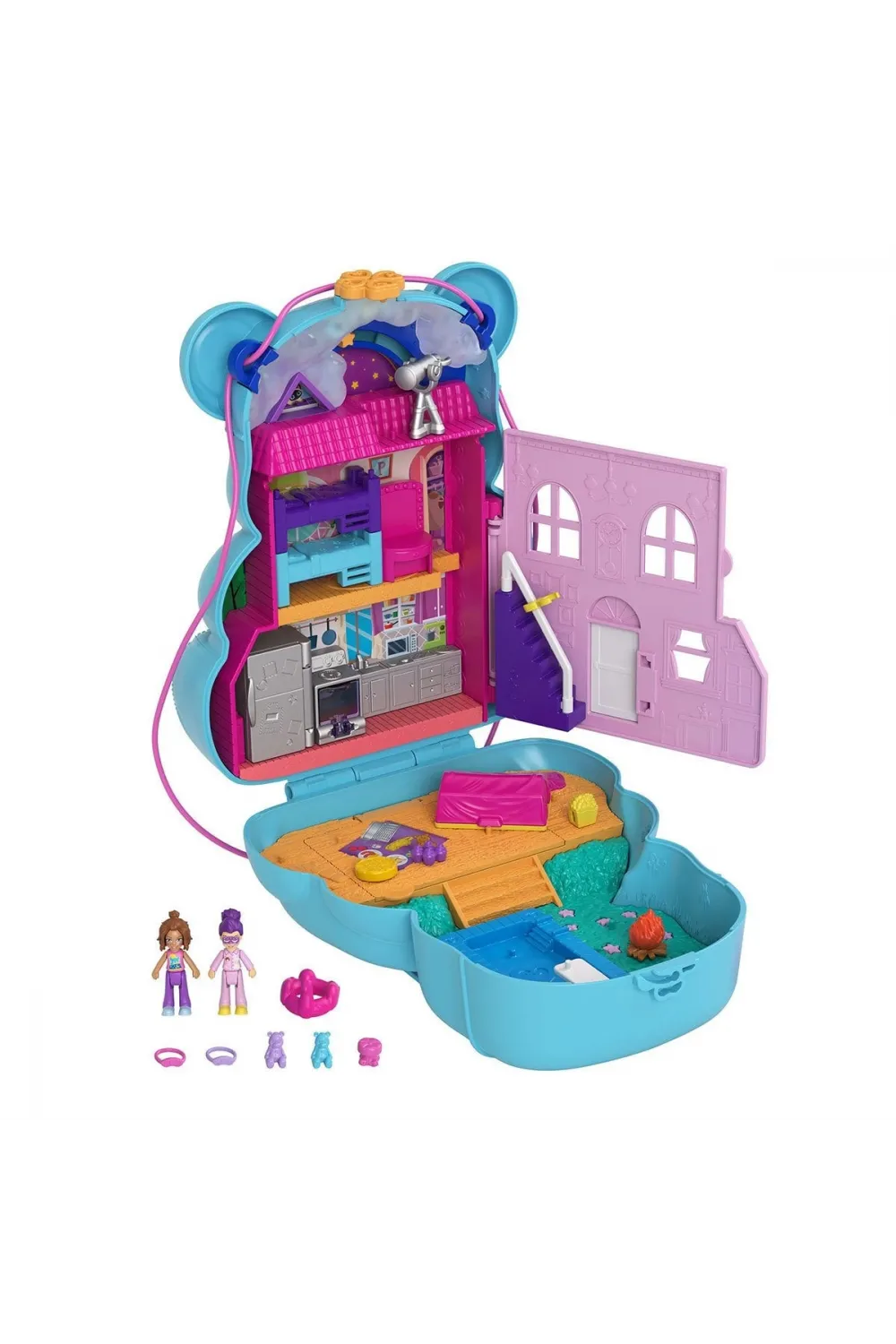 GKJ63 Polly Pocket Çanta Olabilen Micro Oyun Setleri / +4 yaş