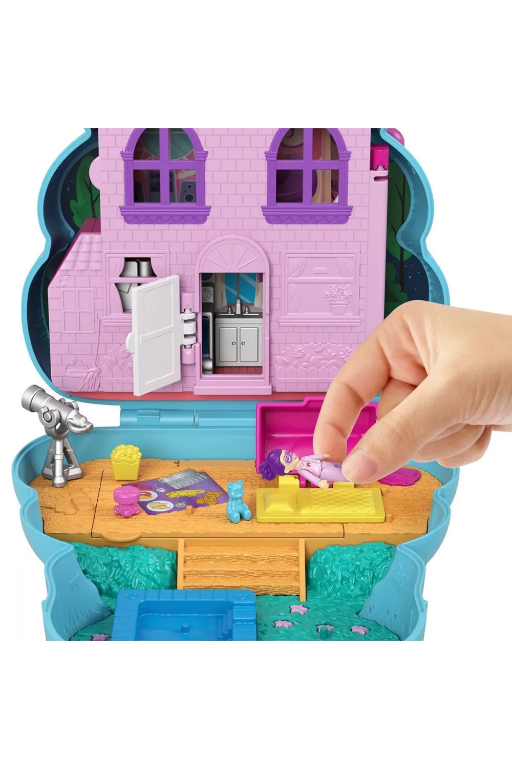 GKJ63 Polly Pocket Çanta Olabilen Micro Oyun Setleri / +4 yaş