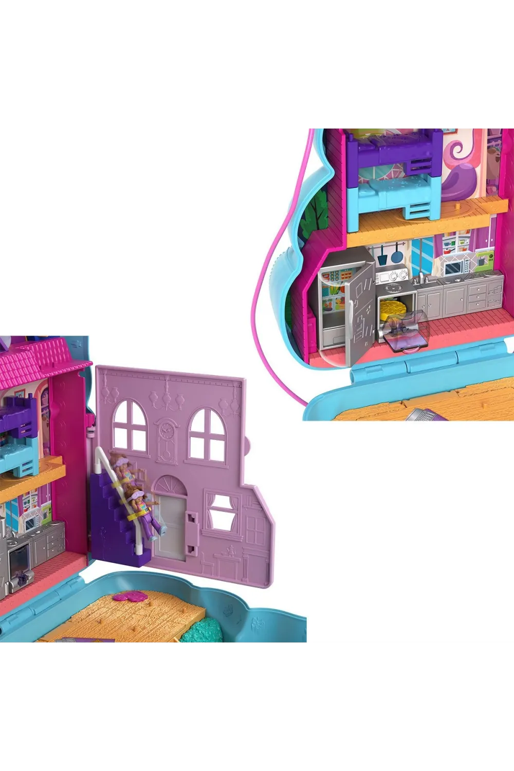 GKJ63 Polly Pocket Çanta Olabilen Micro Oyun Setleri / +4 yaş