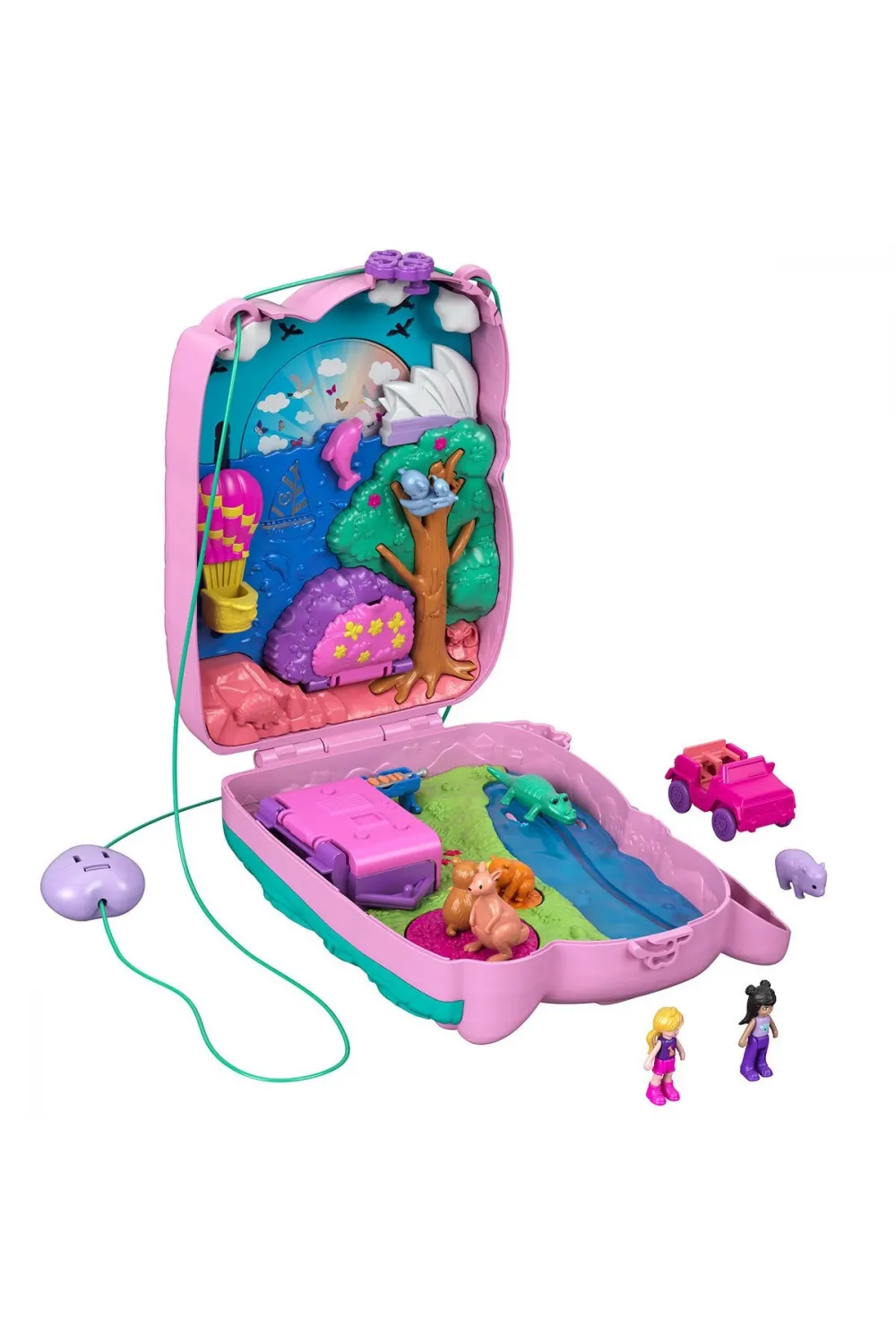 GKJ63 Polly Pocket Çanta Olabilen Micro Oyun Setleri / +4 yaş