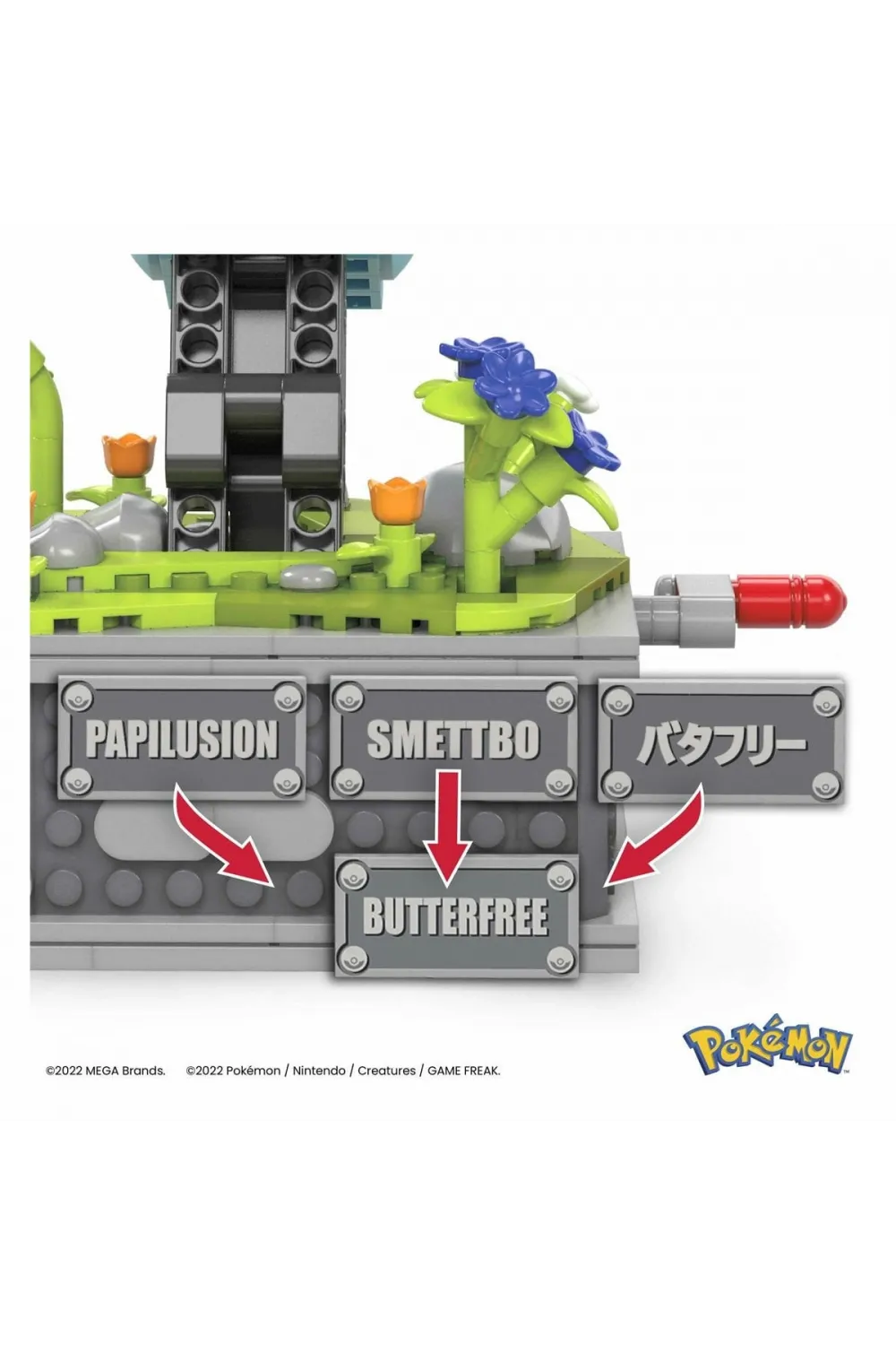 HKT22 MEGA™ Pokémon™ Motion Butterfree 582 parça +12 yaş