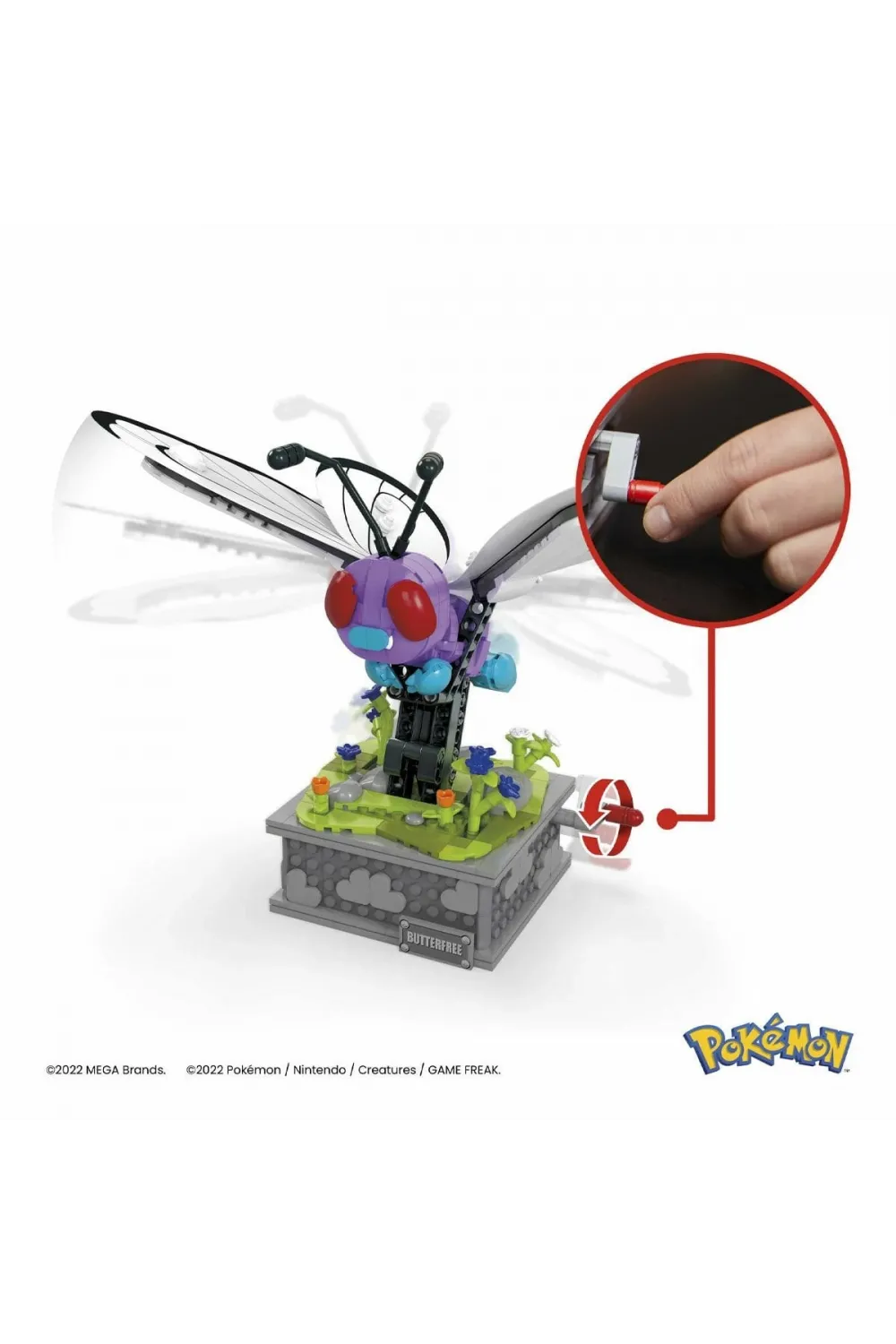 HKT22 MEGA™ Pokémon™ Motion Butterfree 582 parça +12 yaş
