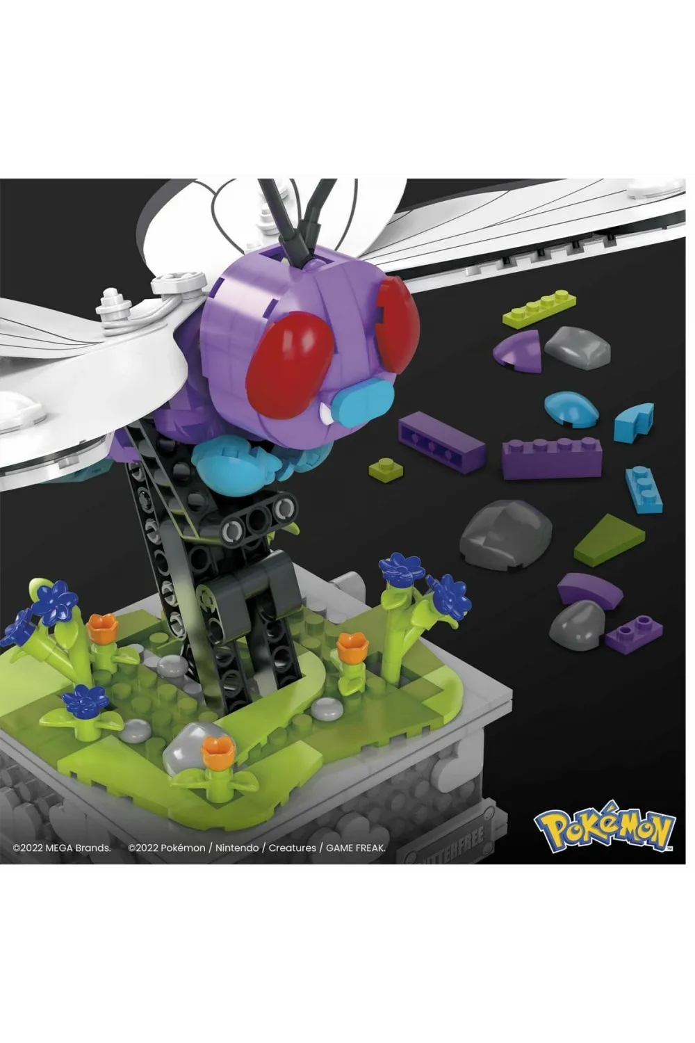 HKT22 MEGA™ Pokémon™ Motion Butterfree 582 parça +12 yaş