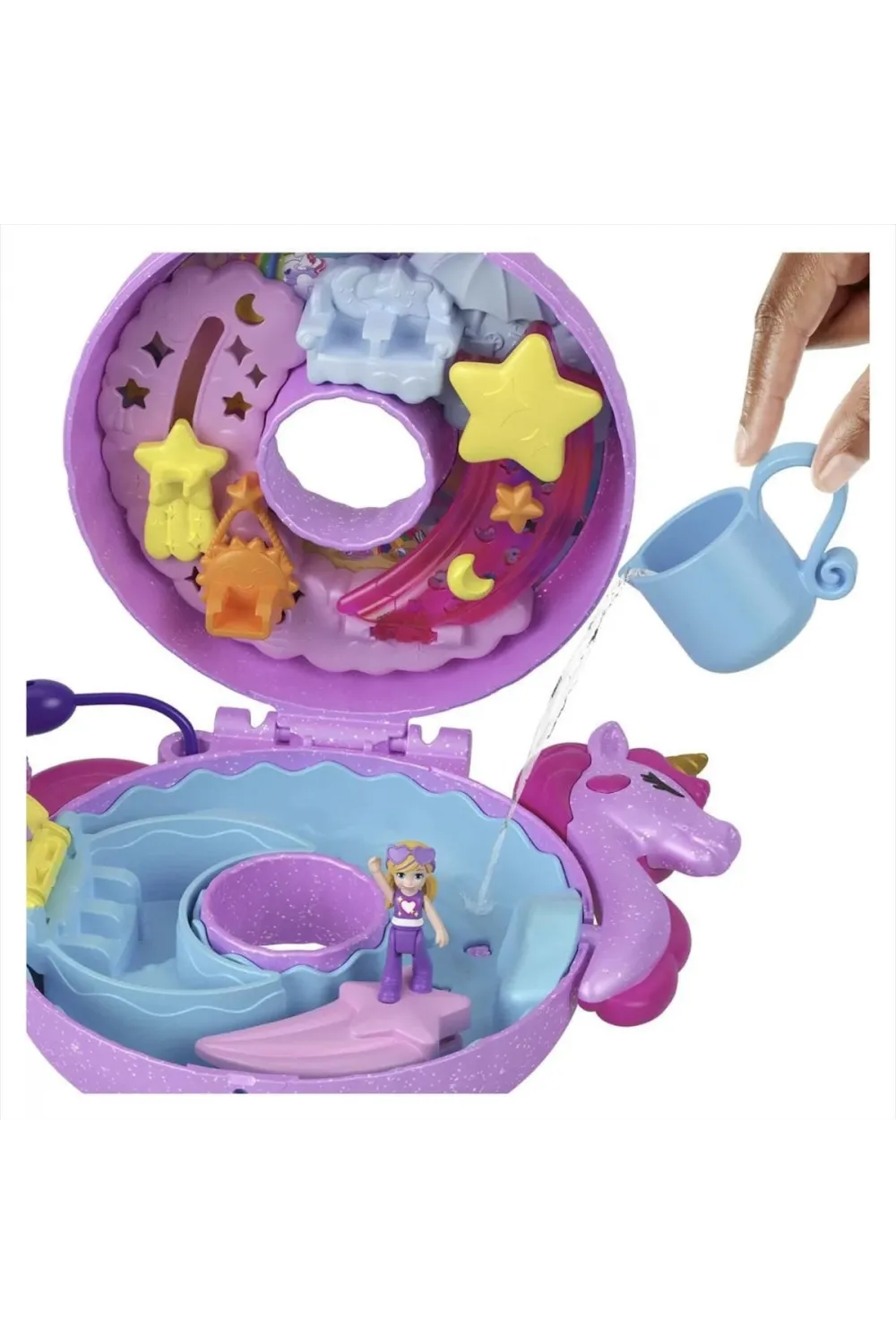 HKV34 Polly Pocket Unicorn Temalı Oyun Seti