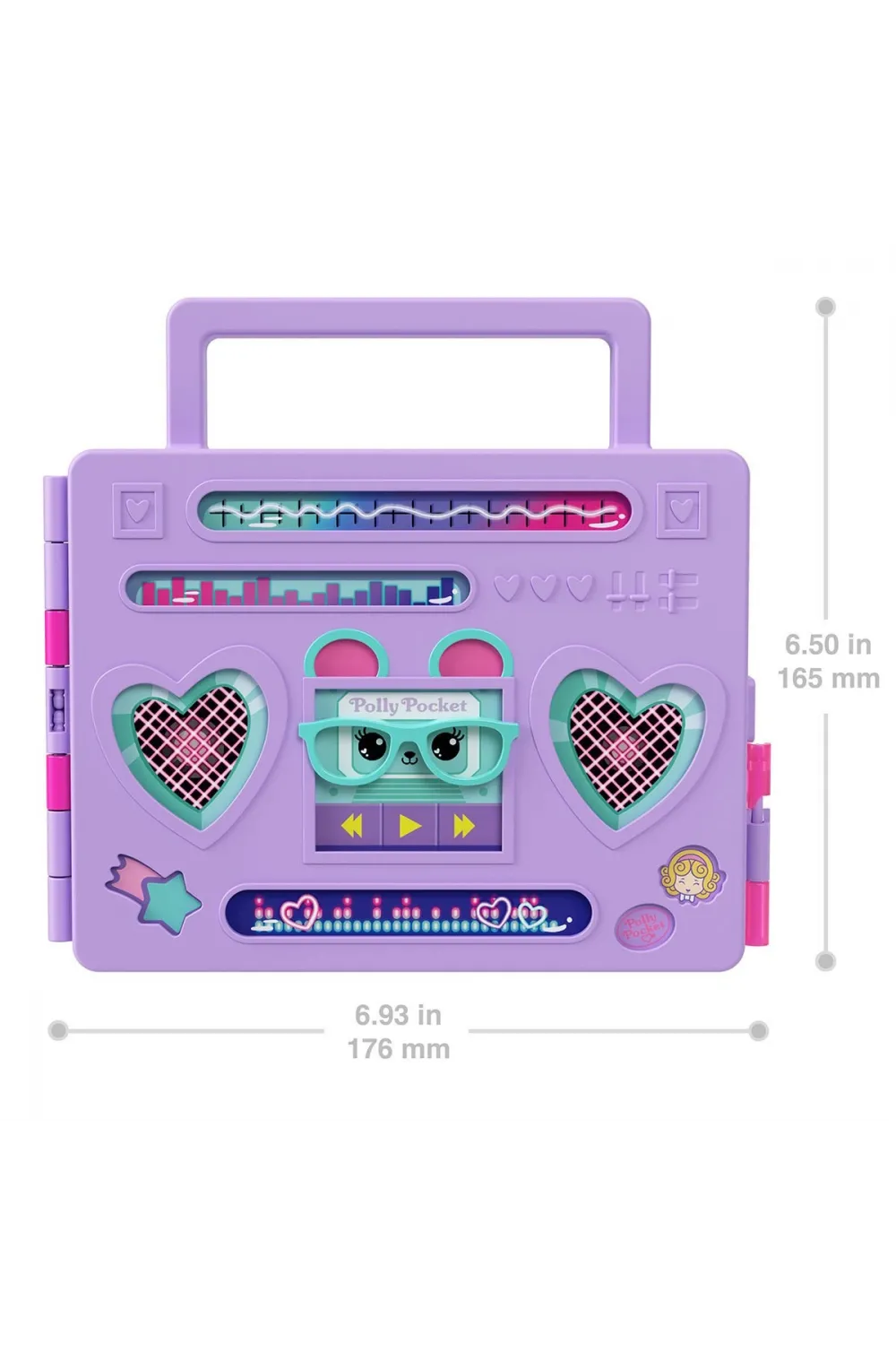 HRD65 Polly Pocket Radyo Temalı Moda Eğlencesi Oyun Seti