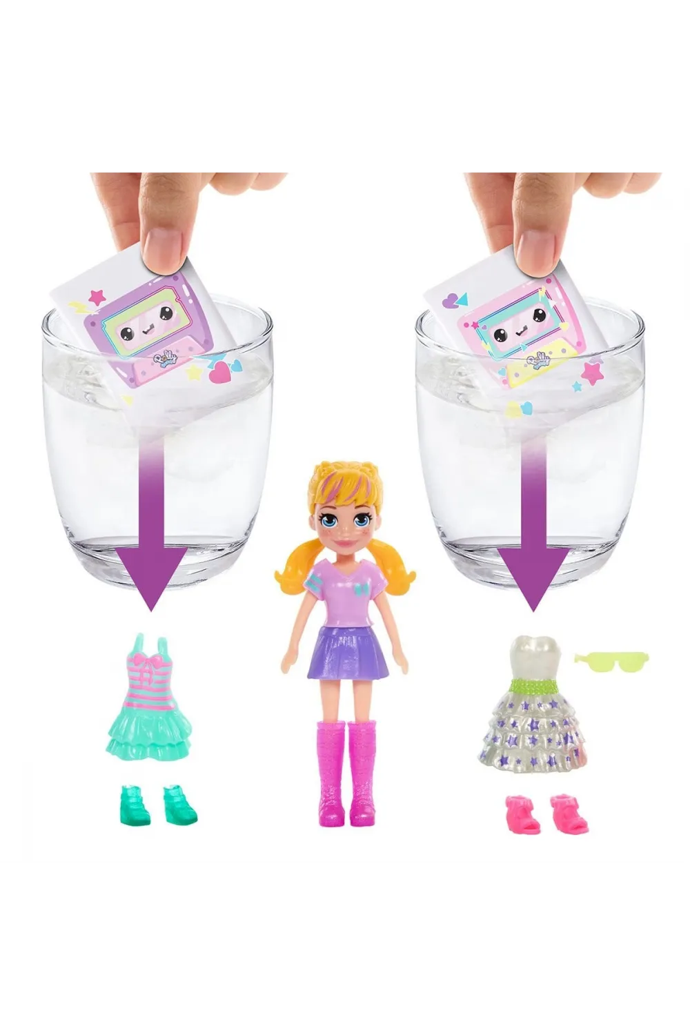 HRD65 Polly Pocket Radyo Temalı Moda Eğlencesi Oyun Seti