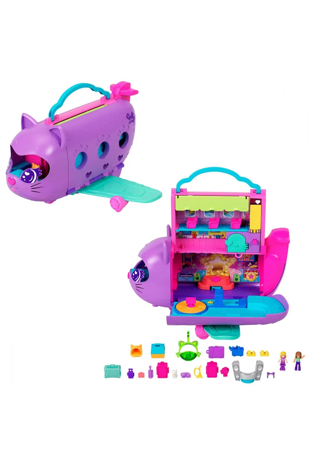 HWP19 Polly Pocket Adventures in Rio Uçak Oyun Seti