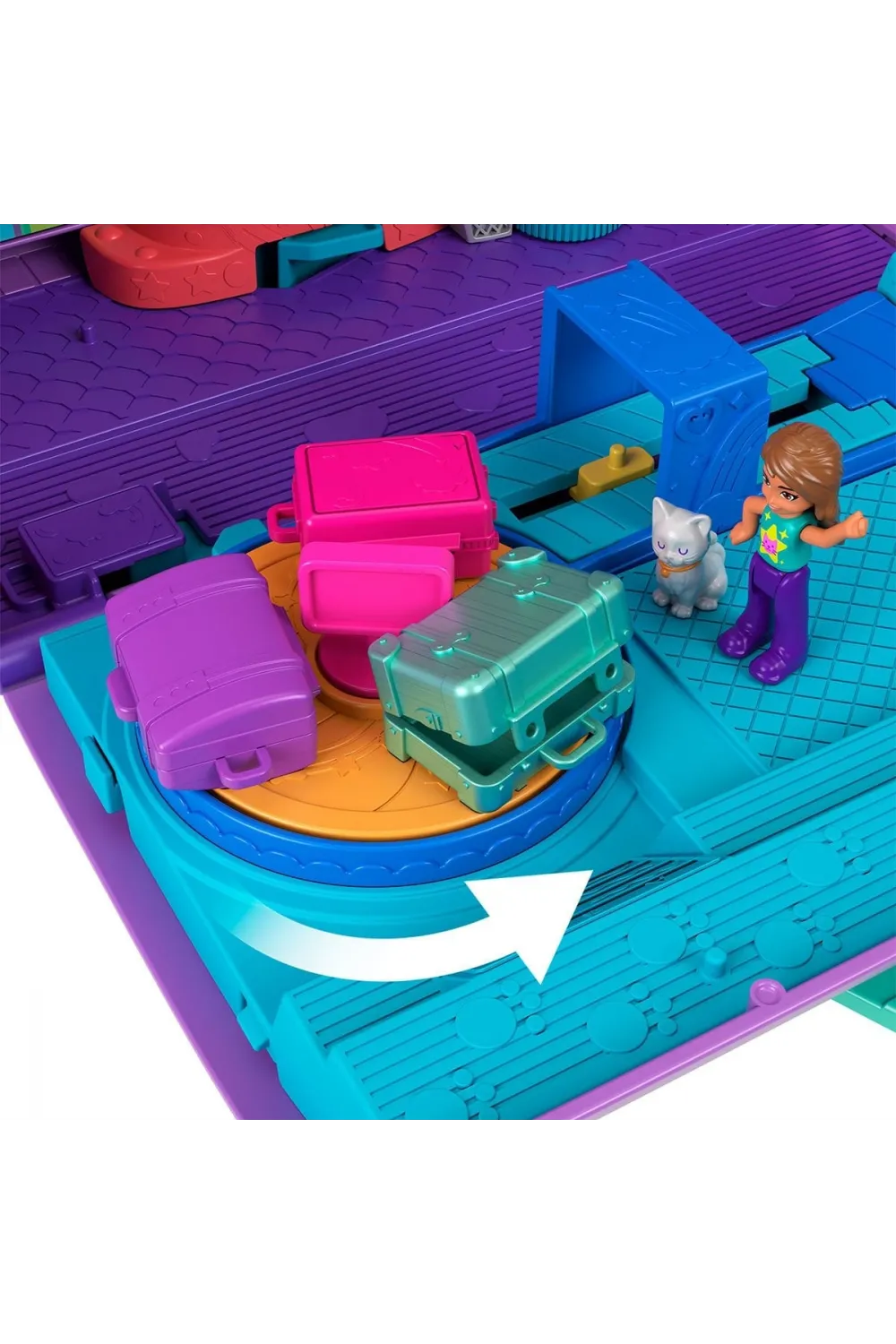 HWP19 Polly Pocket Adventures in Rio Uçak Oyun Seti