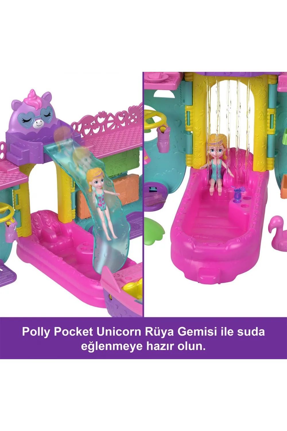 HWP26 Polly Pocket Unicorn Bot Oyun Seti