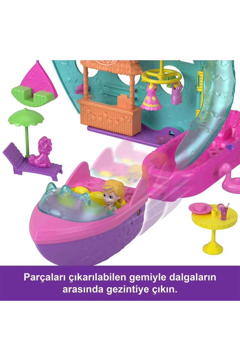HWP26 Polly Pocket Unicorn Bot Oyun Seti