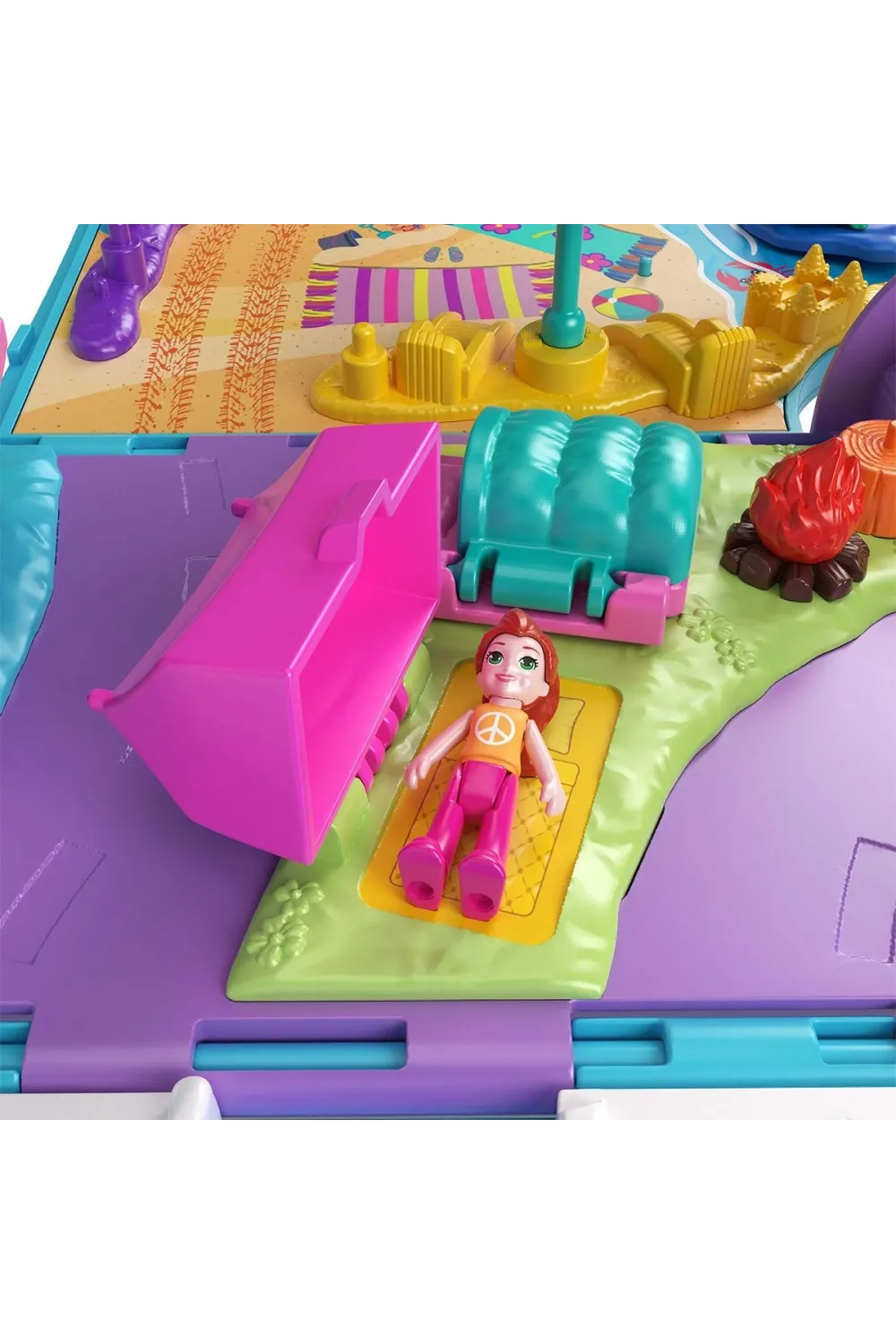 JCC22 Polly Pocket Hayvancıkların Karavan Macerası Oyun Seti