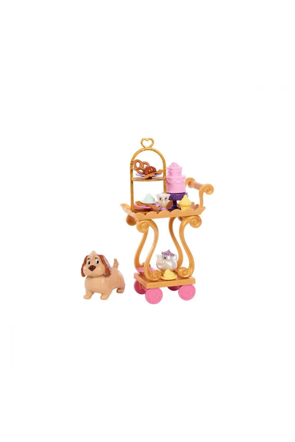 HYM34 Disney Prenses Belle ile Çay Saati Oyun Seti - Bebek dahil değildir.