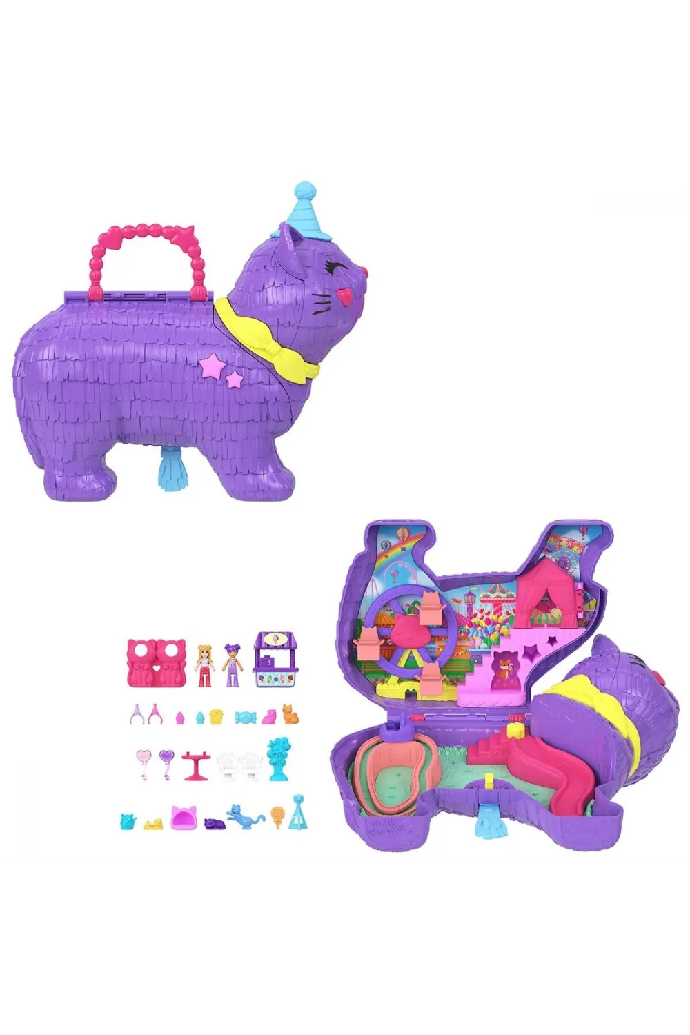JFT90 Polly Pocket Parti Kediciği Oyun Seti