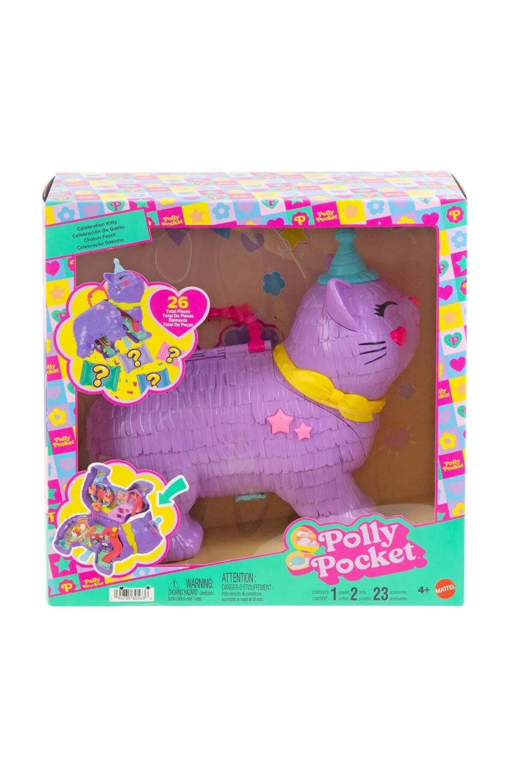 JFT90 Polly Pocket Parti Kediciği Oyun Seti