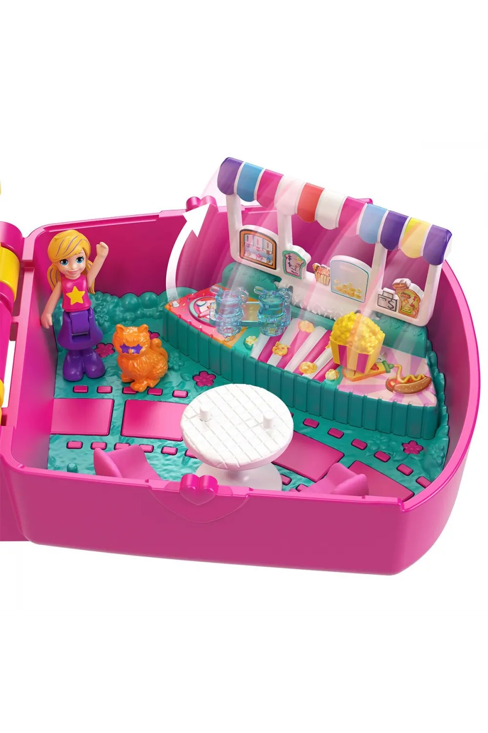 JFV01 Polly Pocket Kedicik Sineması Mini Oyun Seti