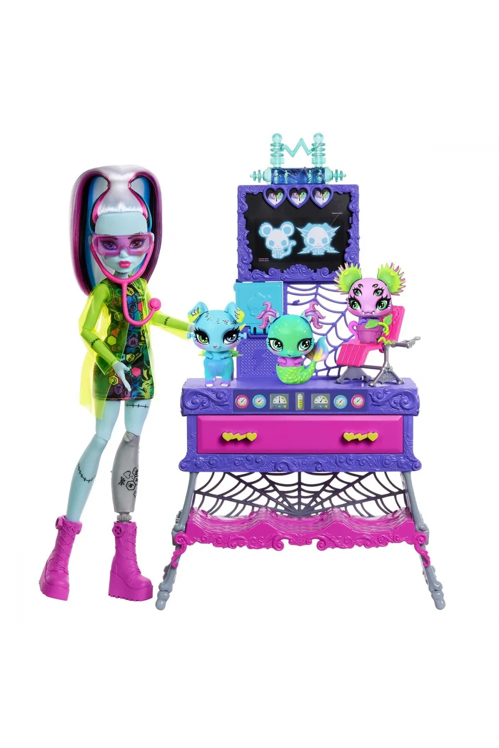 JBF18 Monster High Frankie Stein Evcil Hayvan Kiti