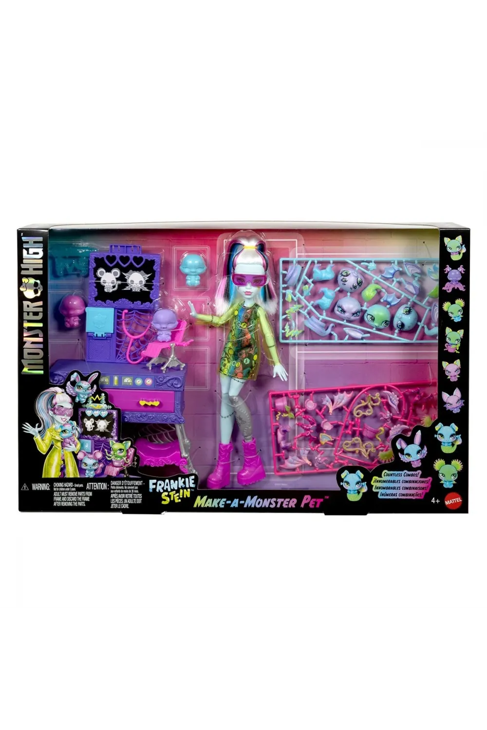 JBF18 Monster High Frankie Stein Evcil Hayvan Kiti