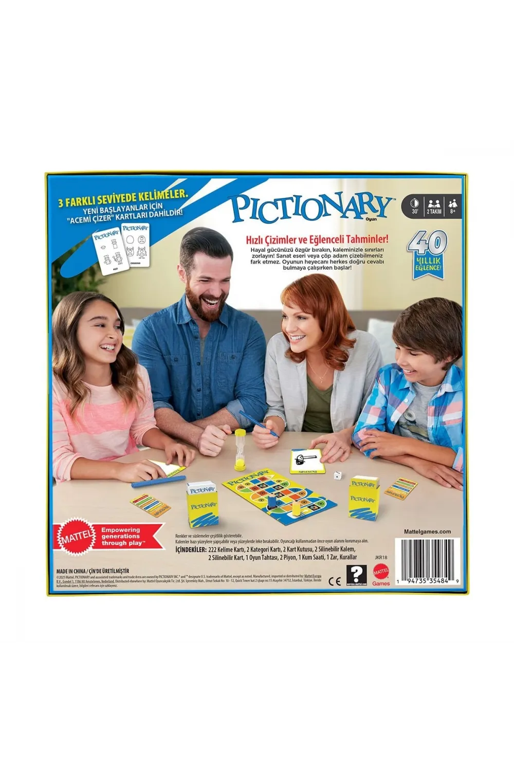 JKR18 Pictionary Kutu Oyunu