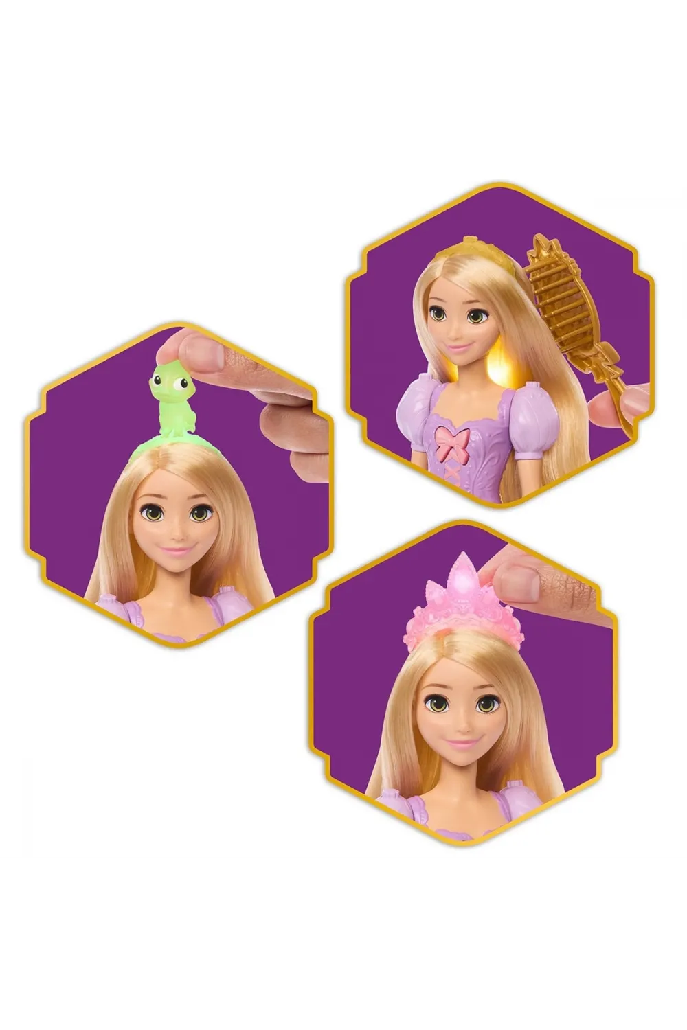 JHL46 Disney Prenses Sihirli Saçlı Rapunzel