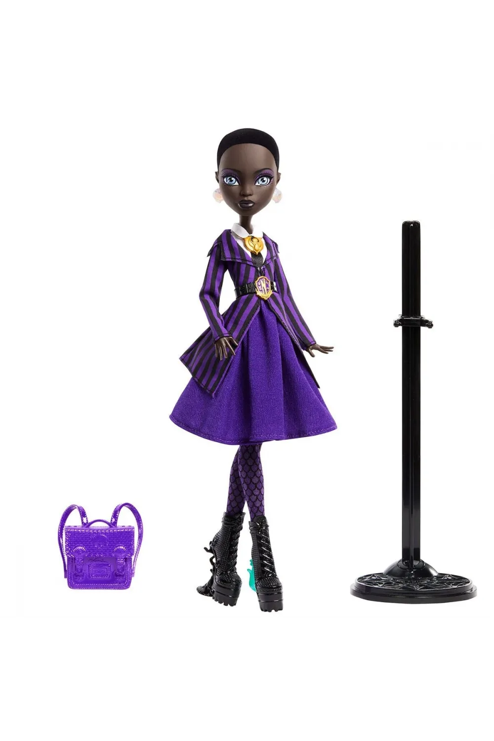 JDR71 Monster High Koleksiyon - Wednesday Bianca Bebek