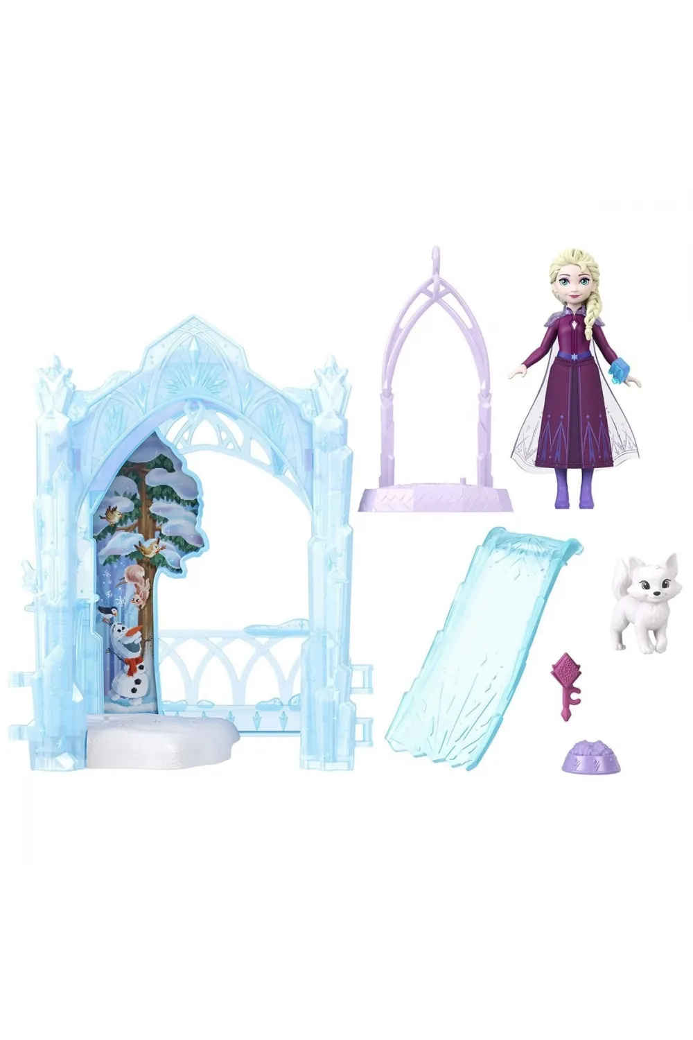JFG29 Disney Frozen II Elsanın Mini Buzdan Kalesi