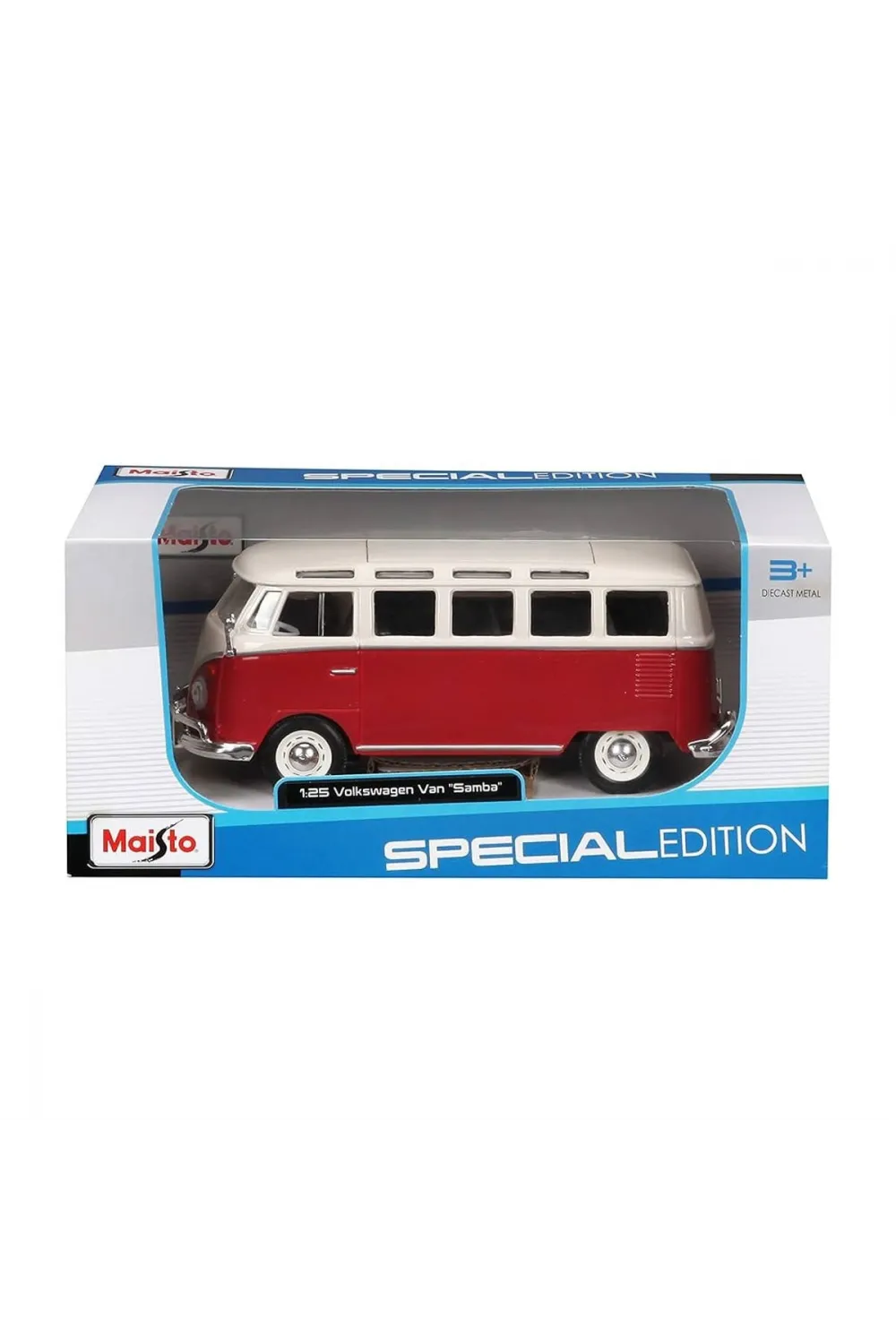 MAY 31956 Volksvagen Van Samba 1:25 Model Araba -Necotoys