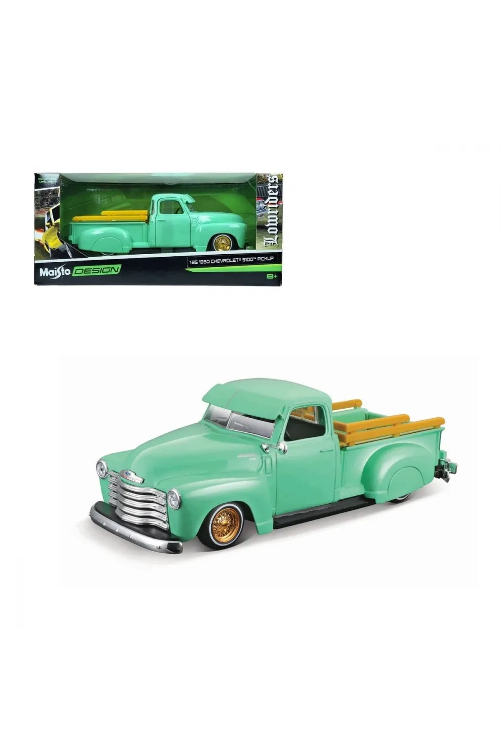 MAY 32545 1950 Chevrolet 3100 Pick Up 1:25 -Necotoys
