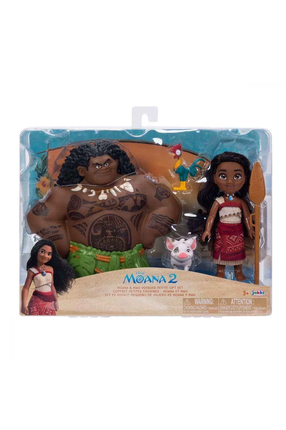 JKP 237556 Disney Moana - 15 cm Maui & Moana ve Arkadaşları  Set