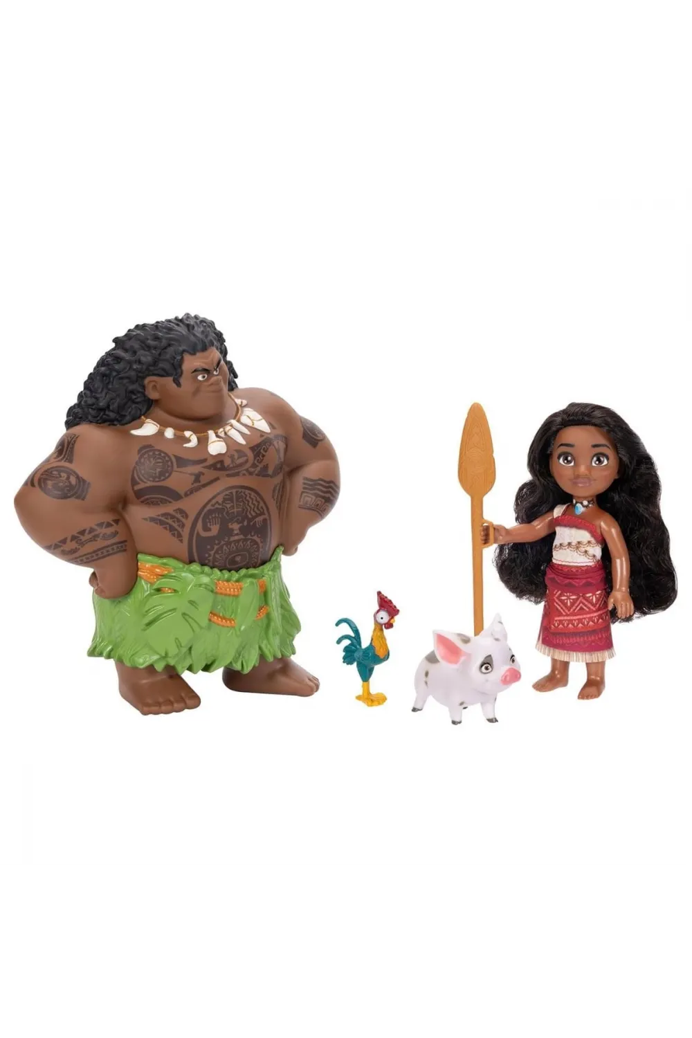 JKP 237556 Disney Moana - 15 cm Maui & Moana ve Arkadaşları  Set