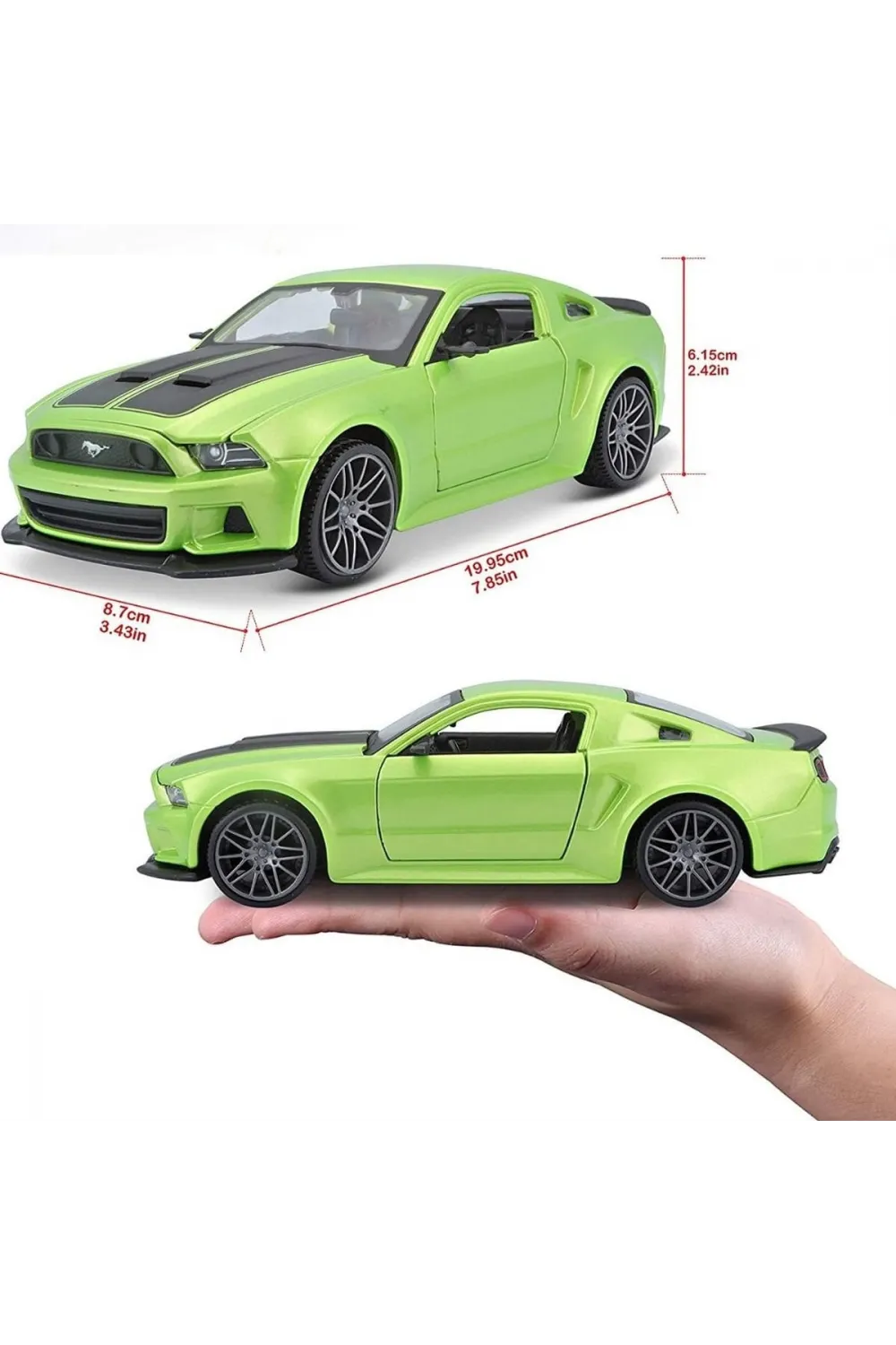 MAY 31506 2014 Ford Mustang Street Racer 1:24 Model Araba -Necotoys