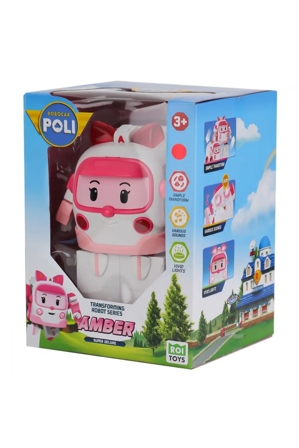 POLI MRT-687 ROBOCAR POLİ BÜYÜK TRANSFORMİNG ROBOT AMBER SESLİ VE IŞIKLI