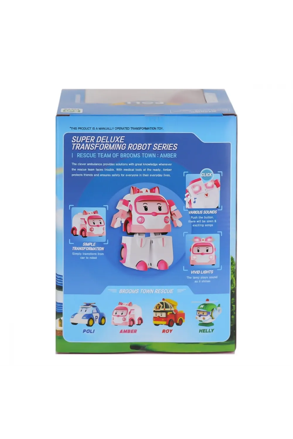 POLI MRT-687 ROBOCAR POLİ BÜYÜK TRANSFORMİNG ROBOT AMBER SESLİ VE IŞIKLI