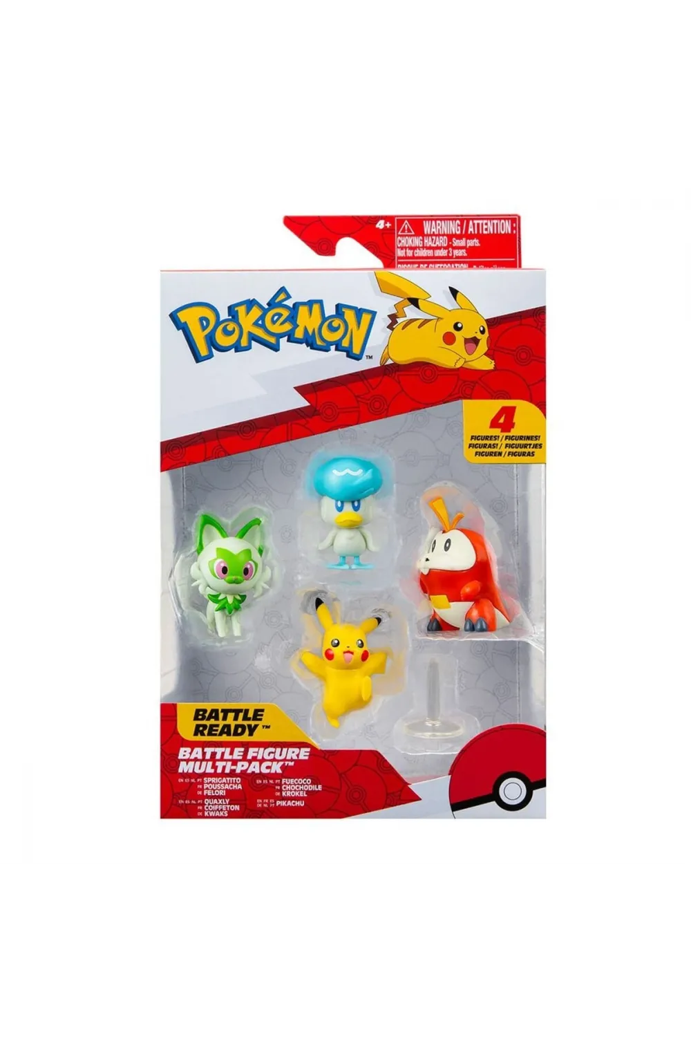 POK PKW3402 Pokemon Battle 4lü İlk Figür Set