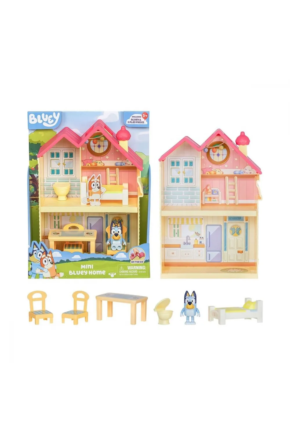 BLUEY 17614 Bluey Mini Ev ve Figür Oyun Seti