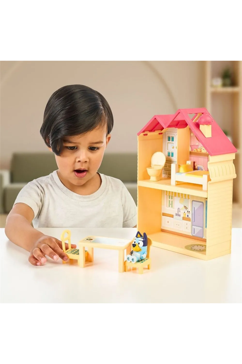 BLUEY 17614 Bluey Mini Ev ve Figür Oyun Seti
