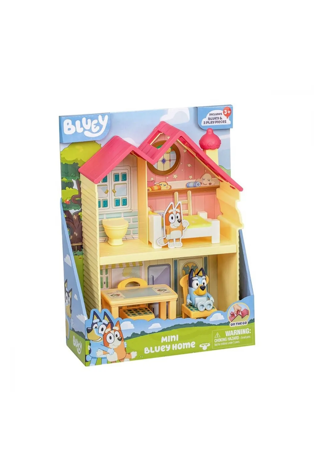 BLUEY 17614 Bluey Mini Ev ve Figür Oyun Seti