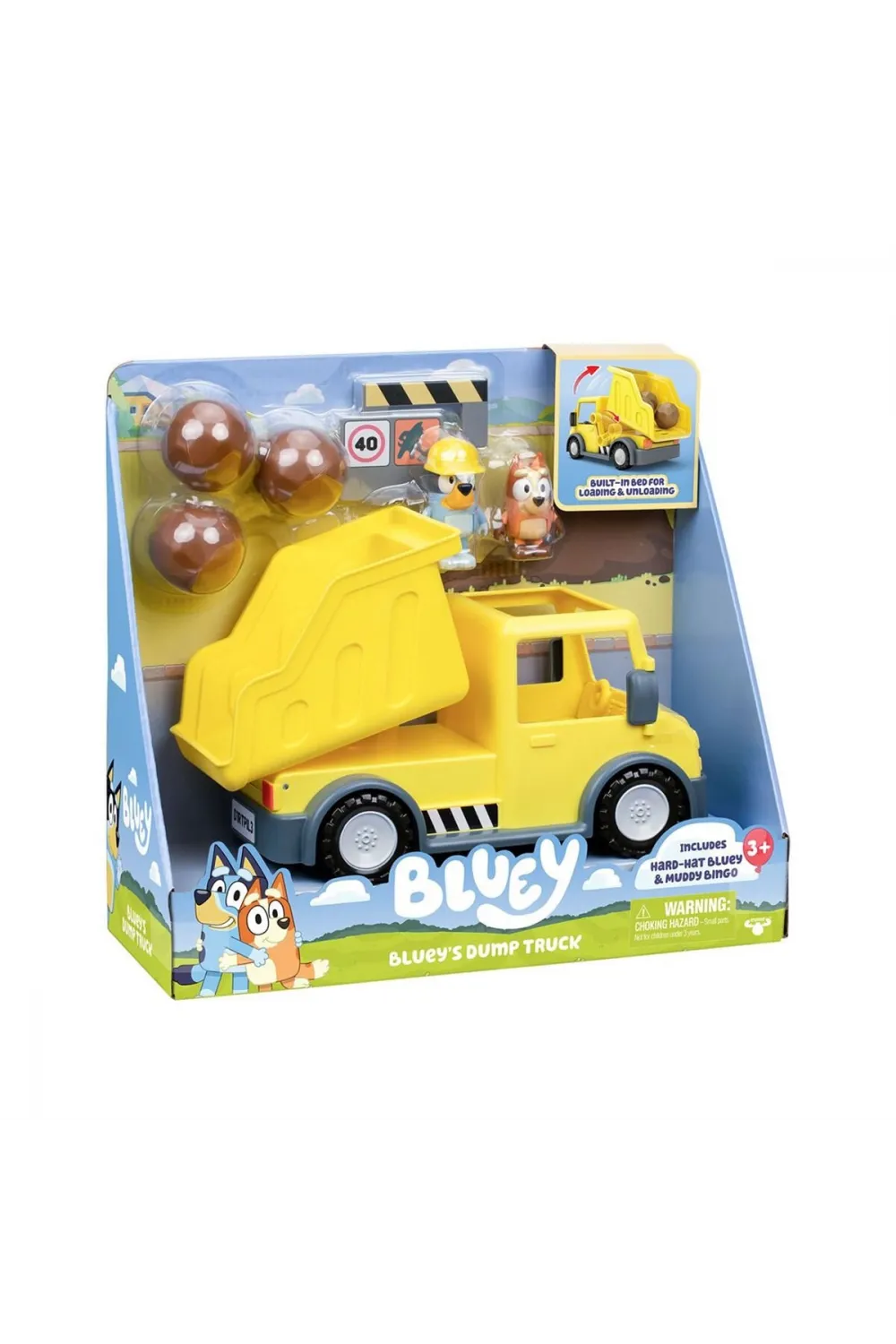 BLUEY 17673 Bluey Damperli Kamyon ve Figür Oyun Seti