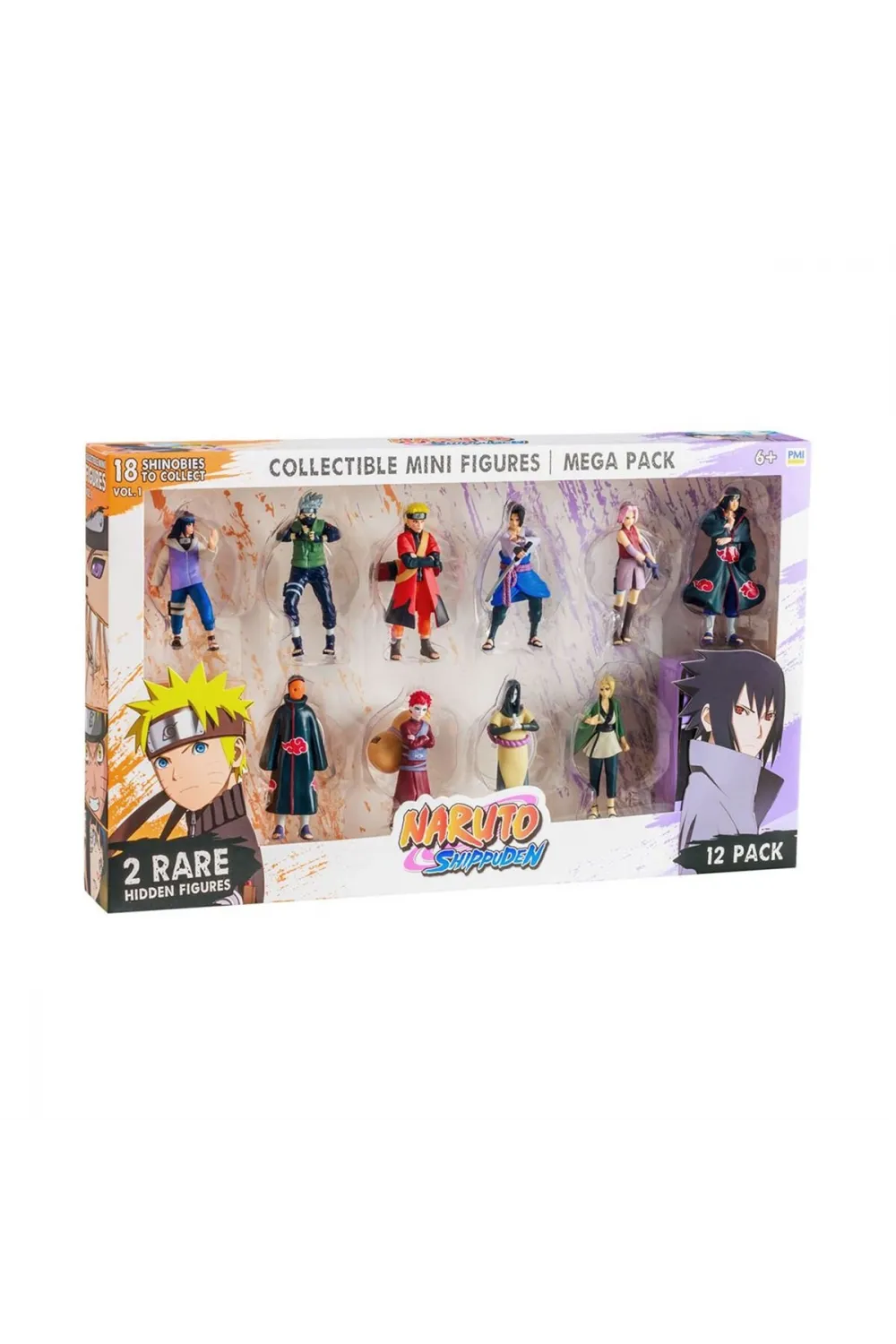 PMI NSH2080S NARUTO 12Lİ KOLEKSŞYON FİGÜR SETİ ASORTİ