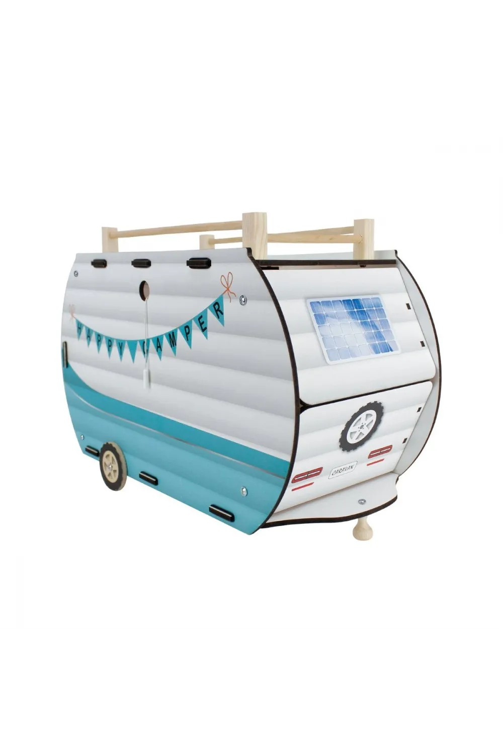 ÇG95 Ahşap Karavan Turkuaz -Okutan